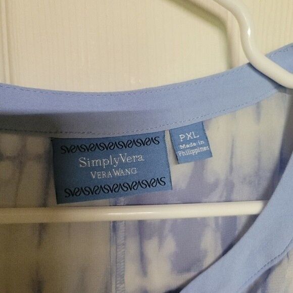 ⭐️ Womens two tone purple and lavender see through shirt - Picture 3 of 3